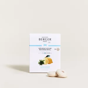 Recarga de Estuche Difusor de Coche LAMPE BERGER Zeste de Verveine