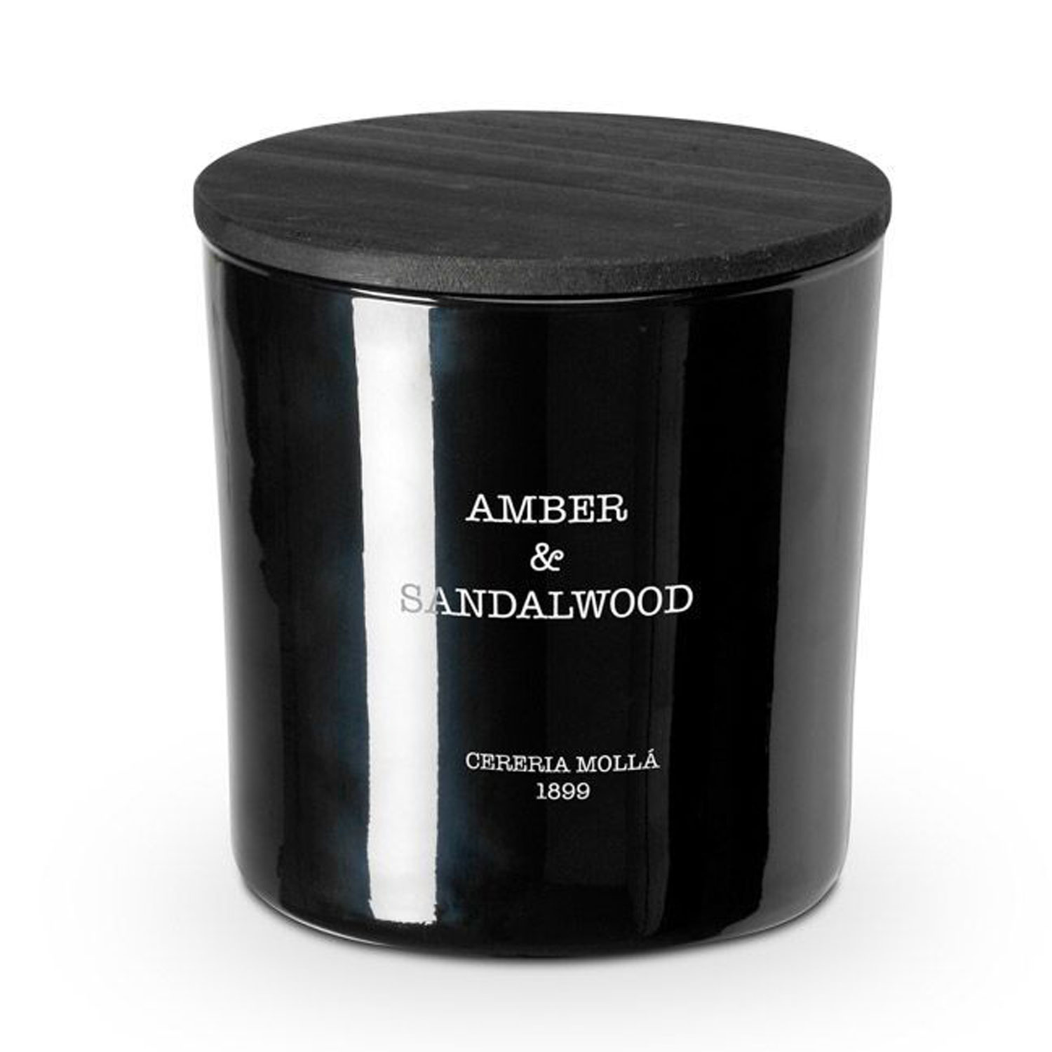 VELA XL AMBER & SANDALWOOD 600gr Cereria Mollá
