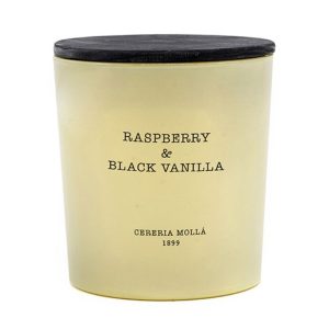 VELA XL RASPBERRY & BLACK VANILLA 600gr Cereria Mollá