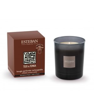 Vela Perfumada ESTEBAN PARIS Teck & Tonka 180g