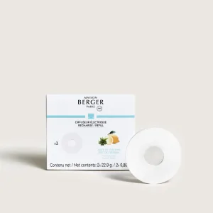 Recarga Maison Berger, Zeste de Verveine, Difusor Eléctrico Nomad, Fragancia cítrica, Verveina, Aromaterapia portátil, Perfume para hogar, Recambio difusor Maison Berger