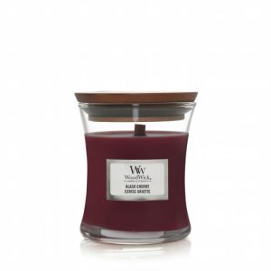 Vela Mini Core White Black Cherry WoodWick 85gr