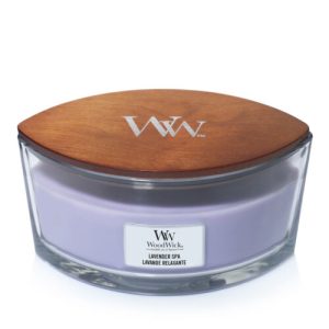 Vela Elipse Lavender Spa WoodWick 453gr