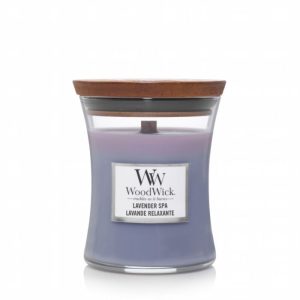 Vela Medium Core Lavender Spa WoodWick 275 gr