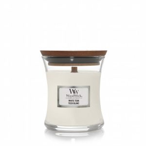 Vela Mini Core White Teak WoodWick 85gr