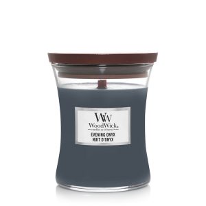 Vela Medium Core Evening Onyx WoodWick 275g