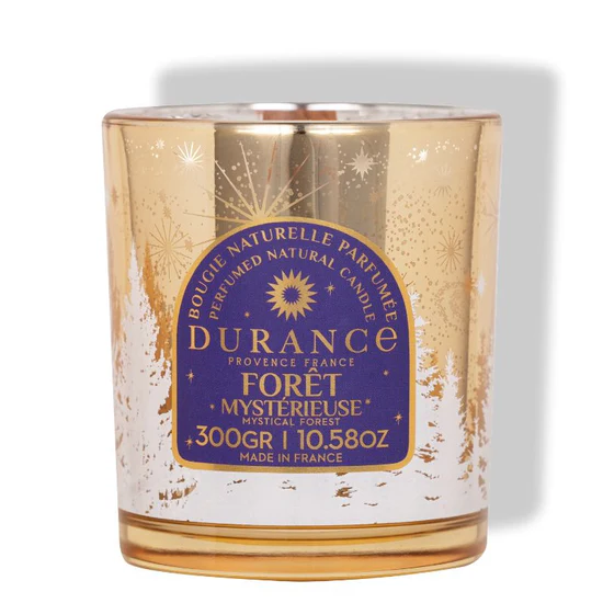 Vela Durance Bosque Misterioso 300 g con Mecha de Madera Aroma Amaderado y Fresco a Pino Silvestre
