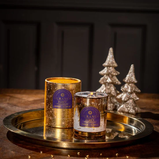 Vela Durance Bosque Misterioso 300 g con Mecha de Madera Aroma Amaderado y Fresco a Pino Silvestre
