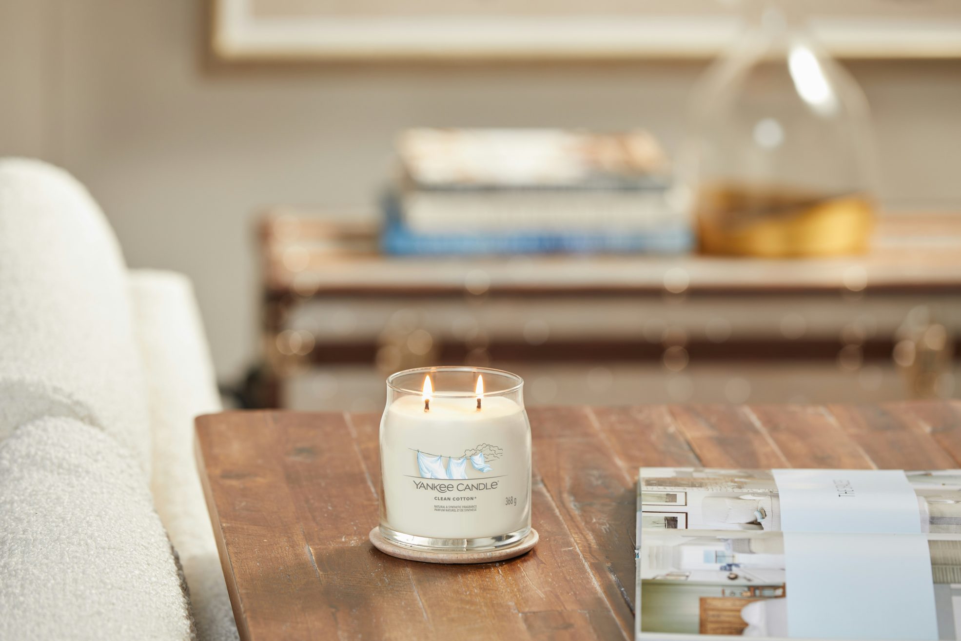 Vela Yankee Candle Clean Cotton 368 gr