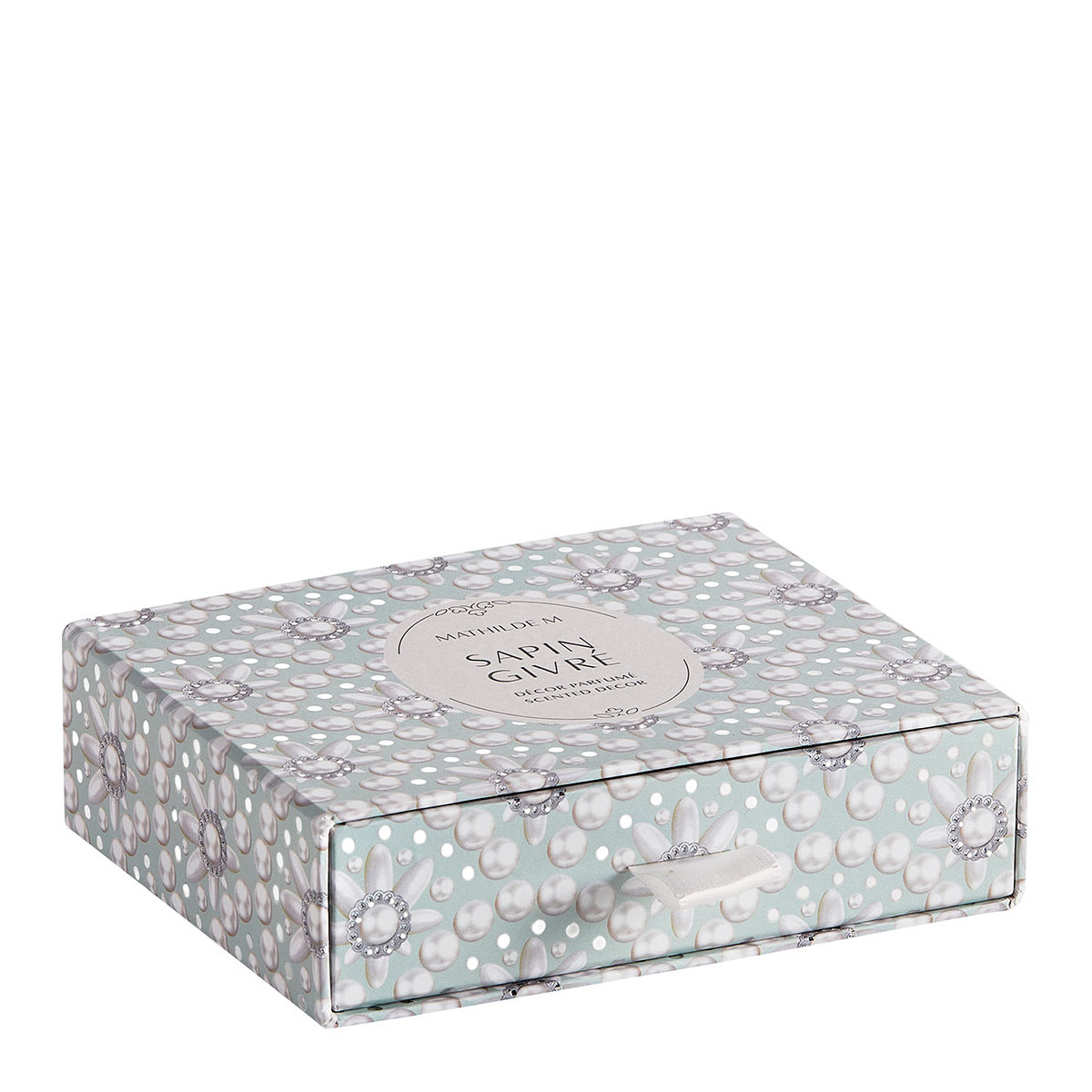 Cofre Regalo Cerámica + Spray Mathilde M. Sapin Givré