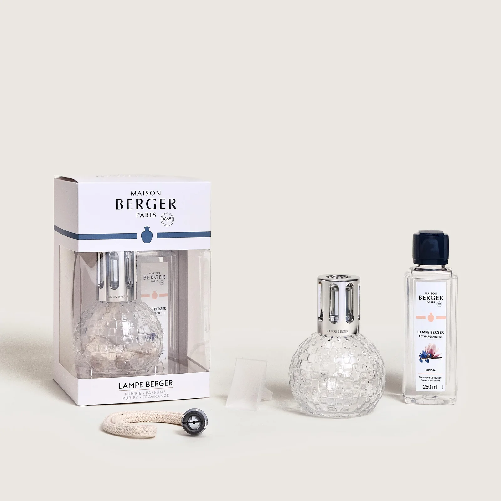 Cofre lámpara Berger Disco Transparente