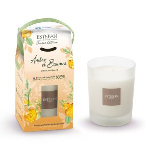 Vela Perfumada ESTEBAN PARIS Ambre et Baumes 180g