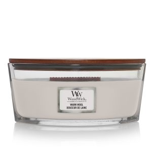 Vela Elipse Warm Wool WoodWick 453 gr