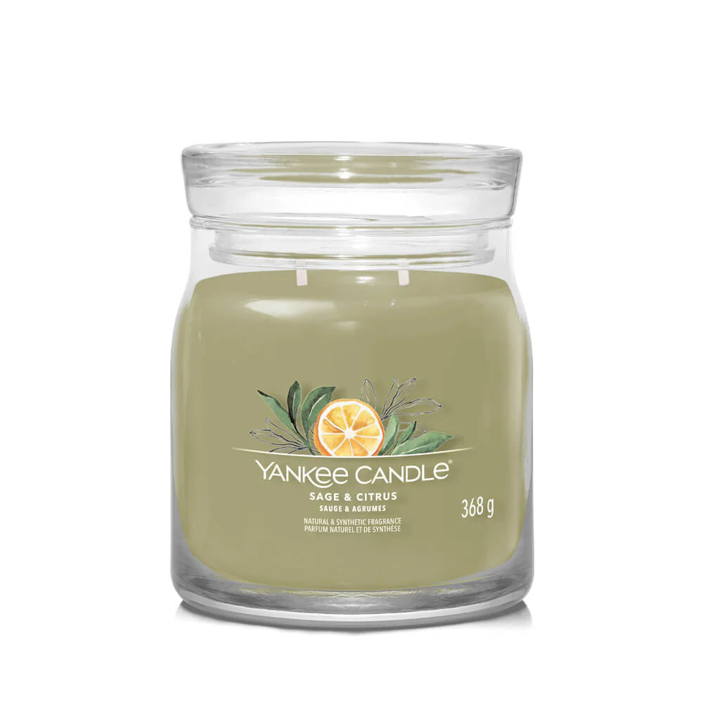 Vela Yankee Candle Sage & Citrus 368 gr