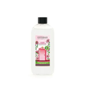 Esteban Paris, recarga mikado, recambio mikado, Fleur d’Hibiscus, difusor varillas, fragancia floral, aroma hibisco, recarga 200 ml, ambientador hogar, Dulcesencia