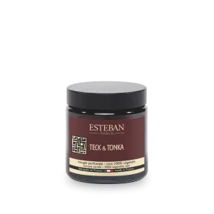 Vela Perfumada Esteban Paris Teck & Tonka 90gr