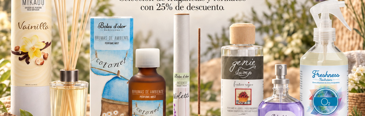 Promoción floral de fragancias Boles d’olor